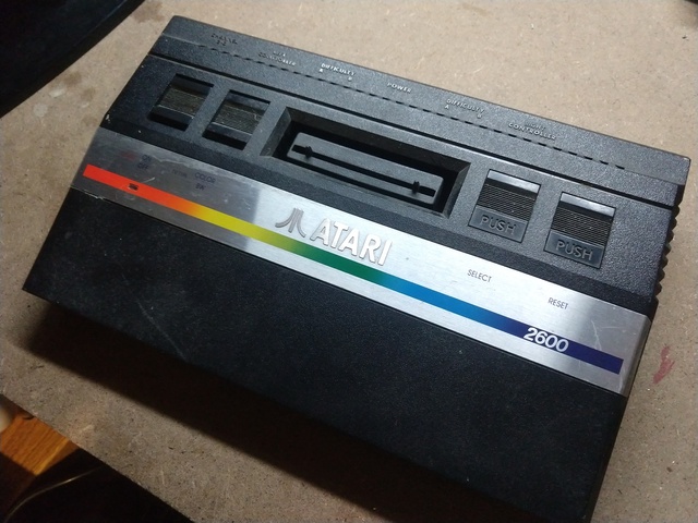 An Atari 2600 Jr, like the one I got for Christmas