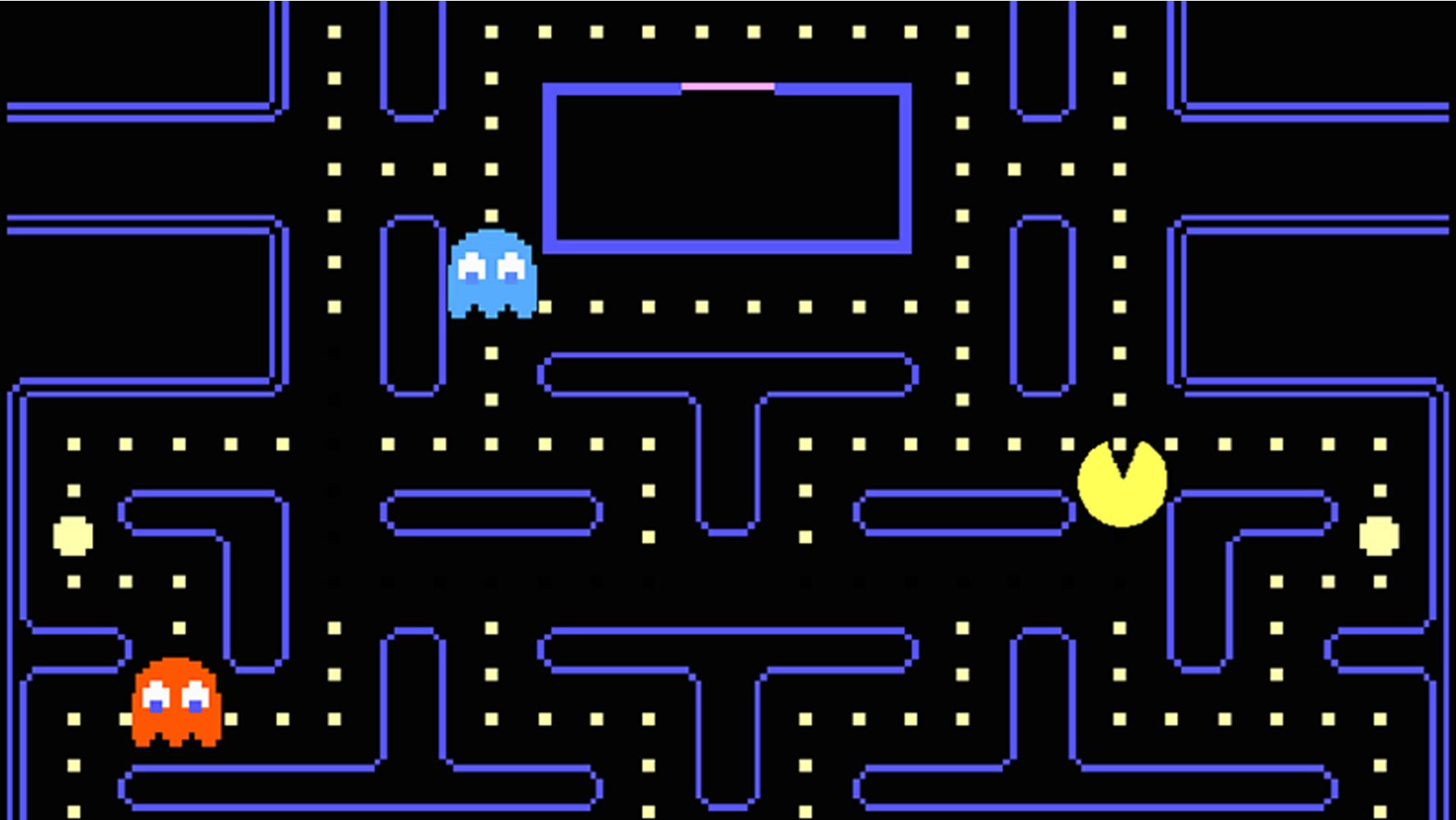 The venerable, quintessential 80's arcade game, Pac-Man.